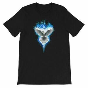 Mens Robbgoblin Michael Cole Mc Next T Shirt Phoenix Blue Flame Size Large New